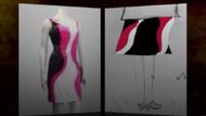 An approximate design of the dress worn by the woman. (Image via NBC)